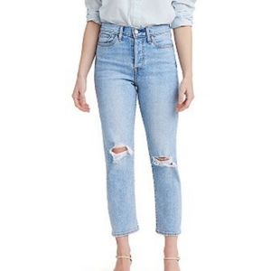 Levi's Premium 501 Wedgie Straight High Rise Ankle Denim Jean 27